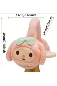 Resim So Iconic Sanrio My Melody Sevimli Pembe Renk Peluş Kulaklık 