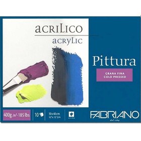 Resim Fabriano Pittura Akrilik ve Yağlı Boya Defteri 400 G 30x40 CM 