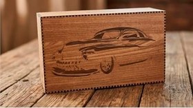 Resim Ahsap Kumbara (classıc arac kazımalı) 