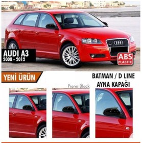 Resim Audi A3 8p Yarasa Ayna Kapağı 2008-2012 Arası Batman Ayna 