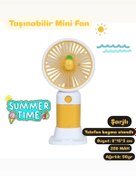 Resim AXWER Taşınabilir Fan Soğutucu Mini Vantilatör Klima Güçlü Serinletici Şarjlı Masa Üstü Sessiz Standlı 