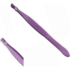 Resim Xolo Purple Akustik Cımbız Düz ve Ince Uçlu Detay Cımbız Tüy Kıl Kök Cımbızı XLC521 
