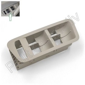 Resim Golf 7 7.5 Sol Ön Cam Düğme Çerçevesi 5g1867255c 