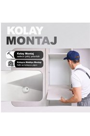 Resim DESIPHON Beyaz Çivili Raf Pimi 100 Adet | Dolap Raf Destek Pimi Dayanıklı ve Kolay Montaj Raf Sabitleyici 