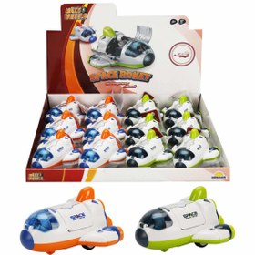 Resim NW NessiWorld Maxx Wheels Astronotlu Sürtmeli Uzay Mekiği 