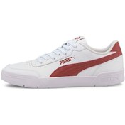 Resim Puma Caracal Erkek Günlük Spor Ayakkabı 369863-18 Beyazbordo Beyaz - Bordo 
