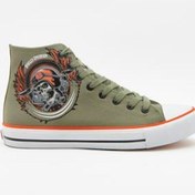 Resim Harley Davidson Pıttsburgh Erkek Yeşil Keten Spor Ayakkabı 