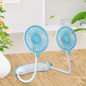 Resim Taşınabilir USB Boyun Fanı - Sessiz, Giyilebilir, Ayarlanabilir Standlı, Şarj Edilebilir Pil, Hafif ve Kompakt, Açık Hava, Havuz, Seyahat, Ofis Kullanımı İçin, Ofis Fanı | Giyilebilir Fan | USB Şarjlı Fan 