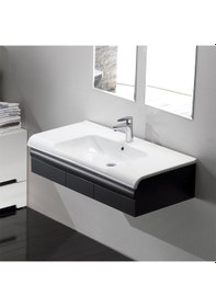 Resim Turkuaz Seramik Cerastyle Anova Etajer Uyumlu Lavabo 100 x 50 CM 