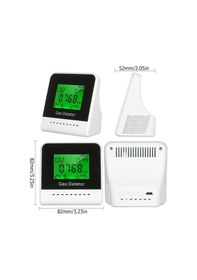 Resim Pazly Ofis Ve Ev İçin Lcd Ekranlı Co2, Sıcaklık Ve Nem Ölçer, Hava Kalitesi İzleme Cihazı 