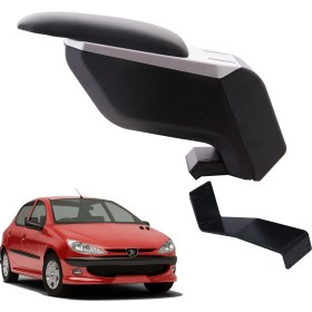 Resim 3 Tıkla Peugeot 206 2012 Delmesiz Çelik Ayaklı Gri-Siyah Kolçak Kol Dayama 