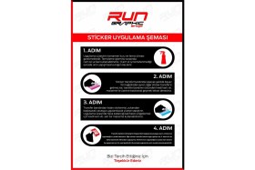 Resim Kawasaki Motorsiklet Pembe Jant Şeridi Jant Içi Yazılı 17 Inc 