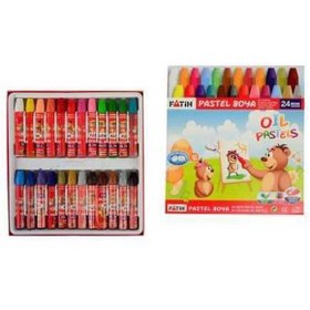 Resim Fatih Pastel Boya Karton Kutu Köşeli 24 Renk 50340 