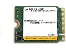 Resim Micron 2450 512 GB M.2 2230 NVMe SSD 