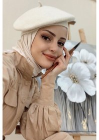 Resim Elif İç Giyim Fransız Keçe Ekru Ressam Bere Ekru 