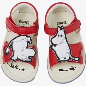Resim CAMPER TWS FW by Moomin Çocuk Kırmızı Sandalet K800698-001 