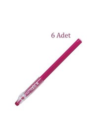 Resim Pilot Frixion Ball Stick Roller Silinebilir Jel Kalem 0.7 mm Vişne F10-WR 6 Adet 