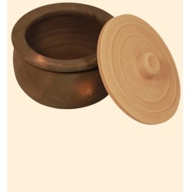 Resim AdenArt %100 Pişmiş Toprak Küçük Boy Güveç 23X9 cm 