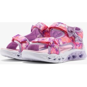 Resim Skechers Flutter Hearts Sandal-Blurry Love Büyük Kız Çocuk Pembe Işıklı Sandalet 303110L Pklv 