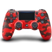 Resim PS4 Uyumlu V2 Gamepad Kırmızı Kamuflaj (PS4 Uyumlu Ve Pc Uyumlu) 