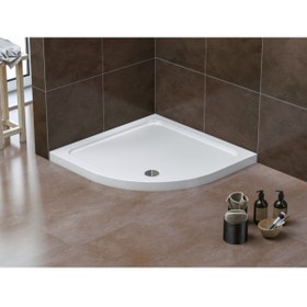 Resim Stina Avino 90x90 Oval Monoflat Duş Tekenesi 