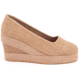 Resim Star Tombis Hasır Hasır Platformlu Keten Dolgu Topuk Pl1000-1073 