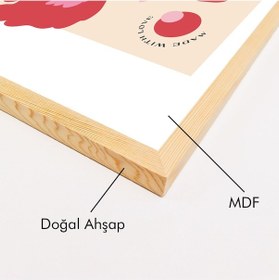 Resim Huhuli Ahşap Çerçeveli 2 Li Modern Tablo Huhu276 