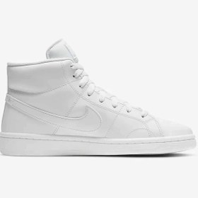 Resim Nike Court Royale 2 MID Kadın Günlük Spor Ayakkabı CT1725-100-BEYAZ 