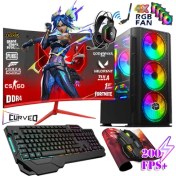 Resim Zeiron DRX17 Ryzen 5 3600 16GB 512GB Ssd+1tb HDD GTX1650 23.8" 165Hz Oyuncu Masaüstü Bilgisayar 