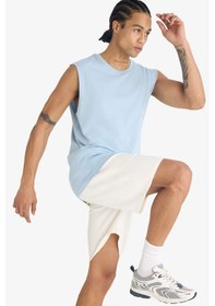 Resim Defacto Defactofit Boxy Fit Bisiklet Yaka Sporcu Atlet A1821ax25hsbe824 Mavi 