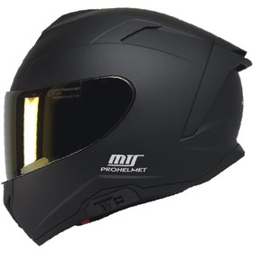 Resim MTS X-340 FULL FACE GÜNEŞ VİZÖRLÜ KASK (MAT SİYAH) 