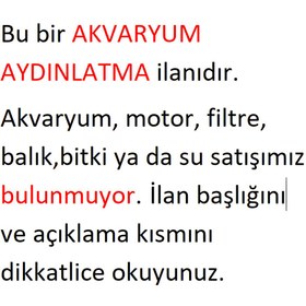 Resim Shark 63 Cm (70-75 CM UYUMLU) Fullspectrum 4 Renk Armatür 3 Sıra Osram Marka Ledli 2970 Lümen 
