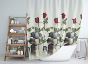 Resim Jackline Banyo Duş Perdesi 12005 Tek Kanat 1x120x200 