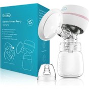 Resim Elektrikli Göğüs Pompası Akıllı Entegre Yüksek Emişli Göğüs Pompası Anne Sütü Whıte 