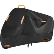 Resim Suntek Rüzgar Geçirmez Dayanıklı Motosiklet Kılıfı Yağmurluk Siyah XXXXL 