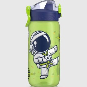 Resim Renga Wave Desenli 530 ml Çocuk Matara 912169 Yeşil 