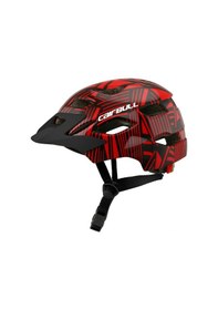 Resim Neevoyu Hafif Çocuk Bisiklet Kaskı - 16 Havalandırma Delikli, Ayarlanabilir, Güvenlik Işıklı Siyah - Kırmızı 