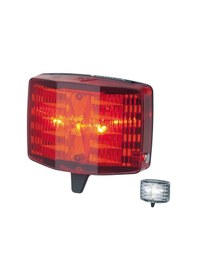 Resim Topeak Whitelite Aura/redlite Aura Combo Lamba Seti Tms064 Siyah - Kırmızı 