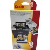 Resim G600 ve G610 Termal Fotoğraf Baskı Printeri Için 100LÜK Kağıt ve Ribbonu Kodak G100 Kağıt 