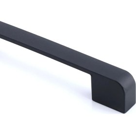 Resim Nzb Metal Kulp 128 mm -12.8 cm Mobilya Çekmece Mutfak Dolabı Dolap Kulpları Kulbu Siyah 