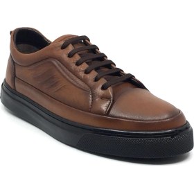 Resim Taşpınar %100 Gerçek Deri Erkek Yazlık Ortopedik Casual Rahat Günlük Yeni Sezon Sneaker Ayakkabı 40-44 