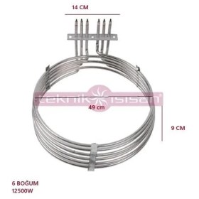 Resim Teknik Isısan FIRIN REZİSTANS KONVEKSİYONEL 12500W 380V ÇAP:49CM (105432) 