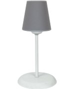 Resim Şenay Aydınlatma Çocuk Odası Konik Kumaş Abajur-Gri Diğer 