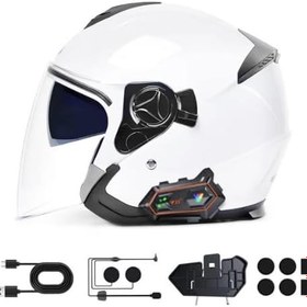 Resim BulutRetail Y20 Max Kablosuz Motosiklet Kask Intercom 