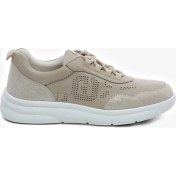 Resim Greyder Kadın Vizon Hakiki Deri Spor Ayakkabı 5Y2UA34590 