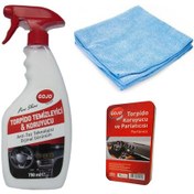 Resim Gojo Torpido Parlatıcı 750 Ml + Mikrofiber Bez + Torpido Parlatıc 