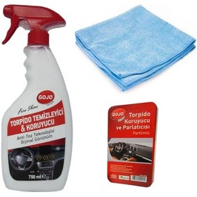 Resim Gojo Torpido Parlatıcı 750 Ml + Mikrofiber Bez + Torpido Parlatıc 