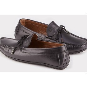 Resim Cabani Hakiki Deri Siyah Erkek Loafer Ayakkabı Siyah (521650567) Siyah 