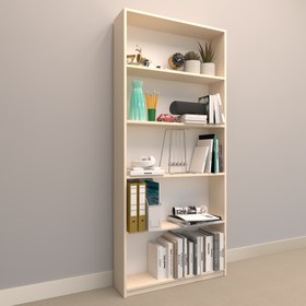 Resim ASYA SUNTALAM KİTAPLIK ( 80 x 180 cm ) KREM ( PARLAK ) 