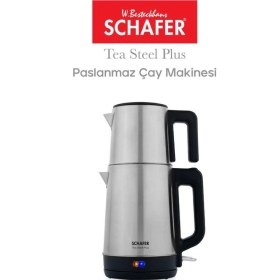 Resim Schafer 1800 Watt Paslanmaz Çay Makinesi 